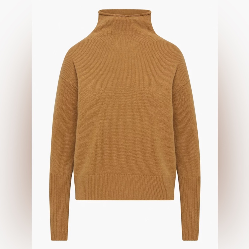 Wilfred Cyprie Camel high neck cashmere Sweater